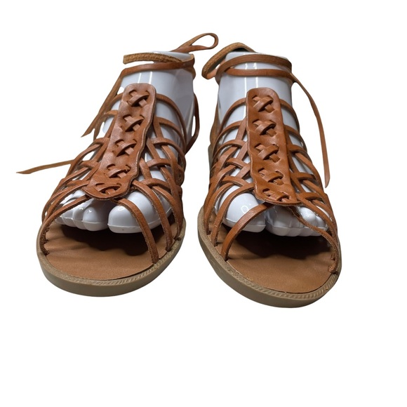 Westies Brown Leather Strap Sandals Size 8 - Picture 3 of 10